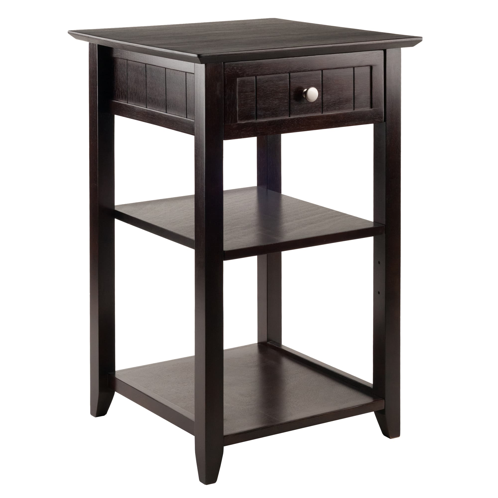 BURKE Printer Stand, Coffee Finish