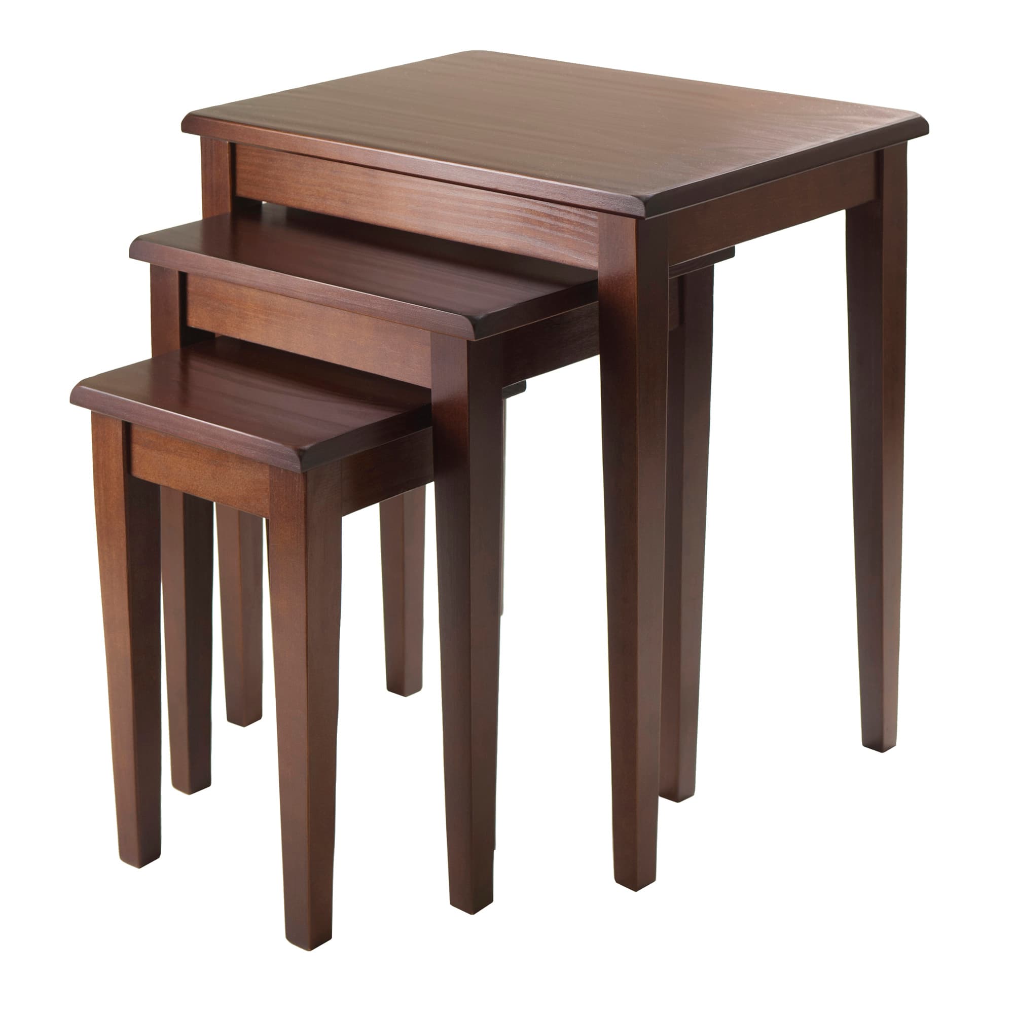 REGALIA 3 Nesting Tables, Walnut Finish